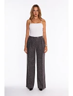 M930 Pleated tweed trousers - black M930 Pleated tweed trousers - black