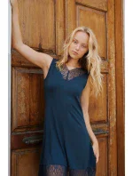 Dámska nočná košeľa Lutecia 18182 tmavo modrá - Vamp