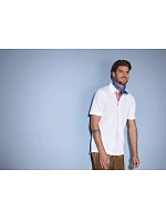 Daiber JN 716 Pánske polo tričko z piké v tradičnom ľudovom štýle 02.0716 červená/červená-biela Daiber JN 716 Pánske polo tričko z piké v tradičnom ľudovom štýle 02.0716 červená/červená-biela
