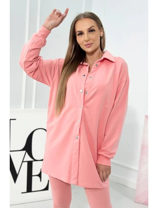 3-dielny set blúzka, top a legíny marhuľová 3-dielny set blúzka, top a legíny marhuľová