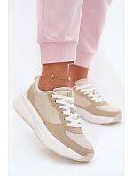 Dámske tenisky na platforme GAP PENELOPE GPW6155300049 Beige Dámske tenisky na platforme GAP PENELOPE GPW6155300049 Beige