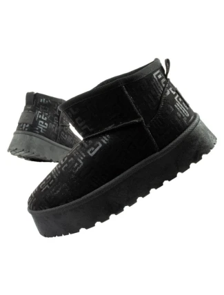 Lee Cooper snehové topánky ženy zimné módne kožušiny zateplené topánky čierne ženy