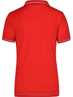 Daiber JN 568 Dámske elastické polo tričko z džerseju 02.0568 červené/biele Daiber JN 568 Dámske elastické polo tričko z džerseju 02.0568 červené/biele