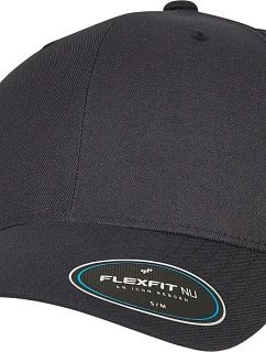 Flexfit 6100NU 6-panelová čiapka s kšiltom „NU®“ 55.6100 tmavomodrá