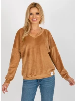 Mikina RV BL 8441.07P ťava