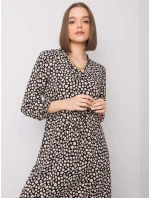 Šaty WN SK R817.66 čierna a béžová