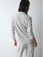 Svetřík Mix & Match LSL Top BF Soft, sivý, Grey Combination – TRIUMPH Svetřík Mix & Match LSL Top BF Soft, sivý, Grey Combination – TRIUMPH