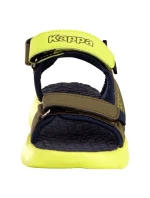 Kappa Kana MF K Detské letné športové sandále Yellow/Green (260886MFK-3331)