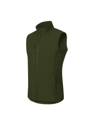 Pánska softshellová vesta Trail (vojenská)