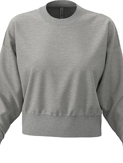Next Level Apparel N 9087 Ťažká dámska mikina v oversize štýle 08.9087 heather grey