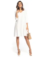 Dámske šaty T350/1 biela - Tessita