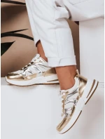 Dámske zlaté tenisky GOLDLINX FashionStreet ZY0594