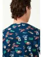 Vamp - Pánska nočná košeľa s potlačou 21616 - Vamp Vamp - Pánska nočná košeľa s potlačou 21616 - Vamp