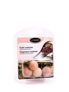 CORBBY Cédrové gule 4 kusy