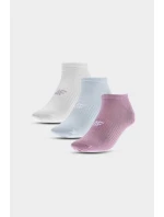 Skarpety Casual Przed Kostkę Damskie 3 Pary 4FWMM00USOCF276-90S Multikolor