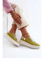 Dámske tenisky MEMORY FOAM SYSTEM BIG STAR Lime Dámske tenisky MEMORY FOAM SYSTEM BIG STAR Lime