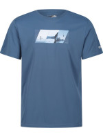 Pánske tričko Regatta RMT272-3SP šedo modré