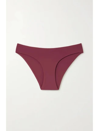 Dámske plavkové nohavičky KW0KW02071 XN0 bordová - Calvin Klein Dámske plavkové nohavičky KW0KW02071 XN0 bordová - Calvin Klein