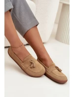 Dámske mokasíny Barefoot 322 Beige - Zazoo Dámske mokasíny Barefoot 322 Beige - Zazoo