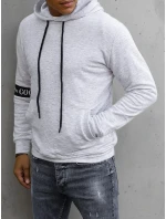 Pánska sivá mikina FashionStreet BX5435