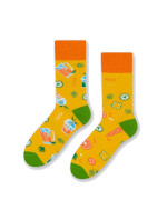 Pánske vzorované nepárové ponožky More 079