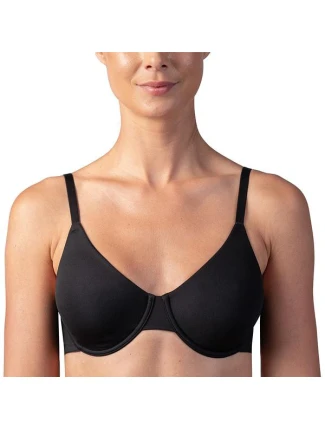Dámska nevystužená podprsenka MICROFIBER SOFT CUP BRA - BELLINDA - čierna