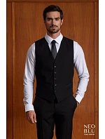 NEOBLU Max Men Pánska vesta 24.3166 deep black