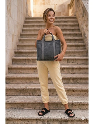 Taška na zips Big Star RR574072 graphite Taška na zips Big Star RR574072 graphite