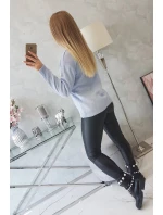 Sveter s rolákom modrý Sveter s rolákom modrý