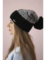 Paris fleecová čiapka K212 sivá+čierna