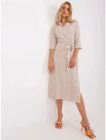 Dámske šaty SK 509342 1.51P light beige - Lakerta