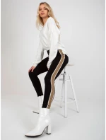 Dámske legíny VI LG 5020.17X Black With Beige - FPrice Dámske legíny VI LG 5020.17X Black With Beige - FPrice