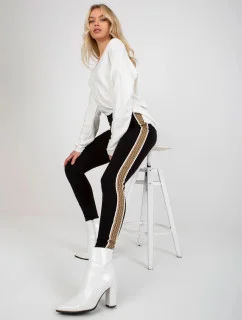 Dámske legíny VI LG 5020.17X Black With Beige - FPrice