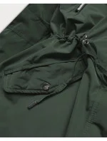 Dámska obojstranná zimná bunda khaki (w557big)