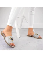 S.Barski W OLI262B žabky so strieborným zirkónom S.Barski W OLI262B žabky so strieborným zirkónom