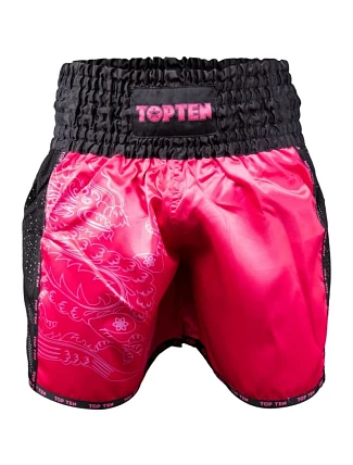 TOP TEN "DRAGON" šortky čierna/ružová M