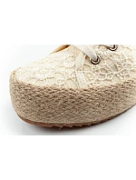 Lee Cooper Dámske šnurovacie športové topánky Beige Dámske tenisky na platforme Lee Cooper Dámske šnurovacie športové topánky Beige Dámske tenisky na platforme