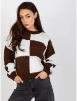 Jumper EM SW 1034 01.91 bielo-hnedý