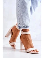 Semišové sandále s béžovou podrážkou Jacqueline - FPrice Semišové sandále s béžovou podrážkou Jacqueline - FPrice