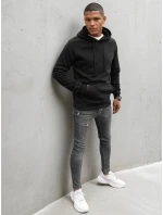Pánska čierna mikina FashionStreet BX5480