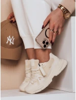 Dámske športové tenisky RUNKIK beige FashionStreet ZY0673 Dámske športové tenisky RUNKIK beige FashionStreet ZY0673
