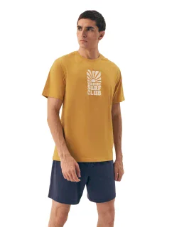 Pánske pyžamo 42600 Sun yellow - HENDERSON