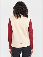 Craft Corporate ADV Pile Fleece Vest W Dámska fleecová vesta Sherpa 81.3811 ecru/čierna