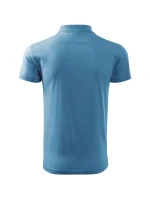 Single J. pánske polo tričko azúrovo modré