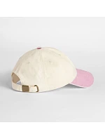 Beechfield B 673 6-panelová nízkoprofilová kontrastná čiapka s kšiltom 53.0673 prírodná/vintage dusky pink