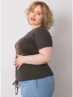 Blúzka RV BZ 6428.47 tmavá khaki Blúzka RV BZ 6428.47 tmavá khaki