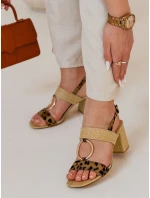 ROMELLA FashionStreet dámske sandále na podpätku ZY0851