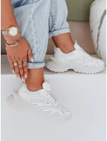 Dámske športové biele tenisky FashionStreet ZY1009 Dámske športové biele tenisky FashionStreet ZY1009