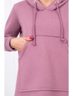 Súprava nohavíc Baggy tmavo ružová