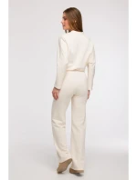 B292 Zavinovacie tričko - vanilka